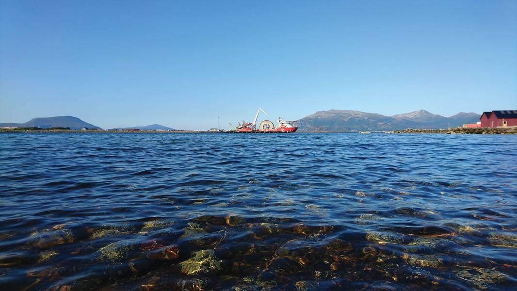 Carregamento de Navica. Imagens cedidas por Chrysaor e Subsea 7
