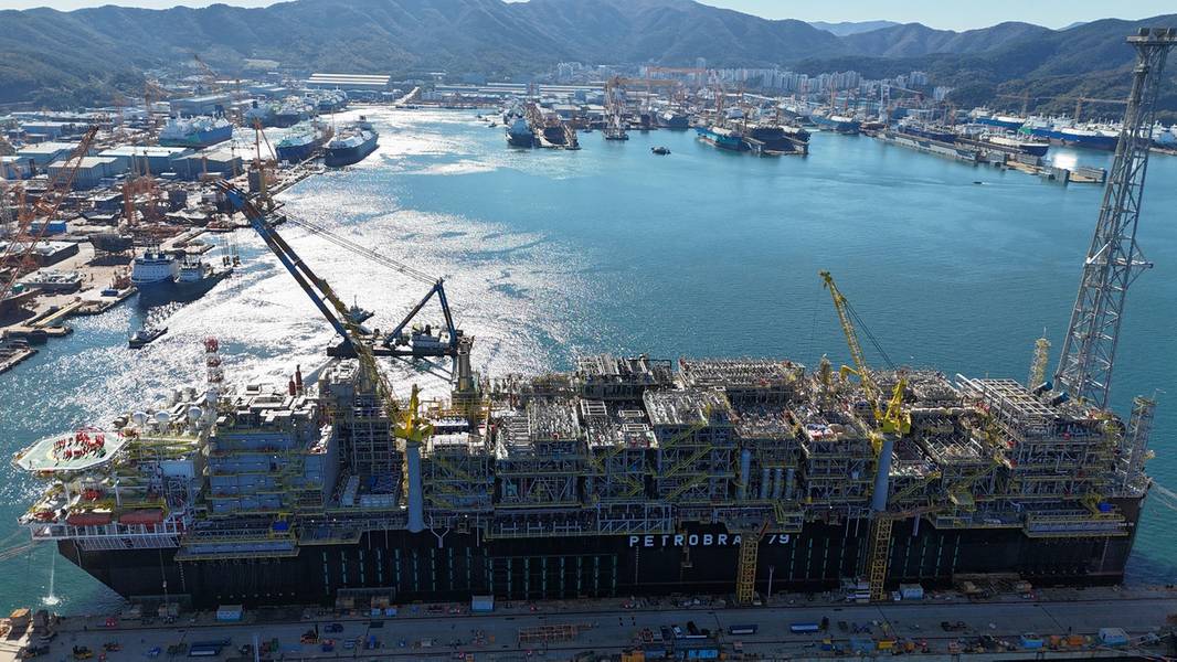 La FPSO P-79 (Crédito: Ricardo Cerbino Salles / Agencia de Noticias Petrobras)