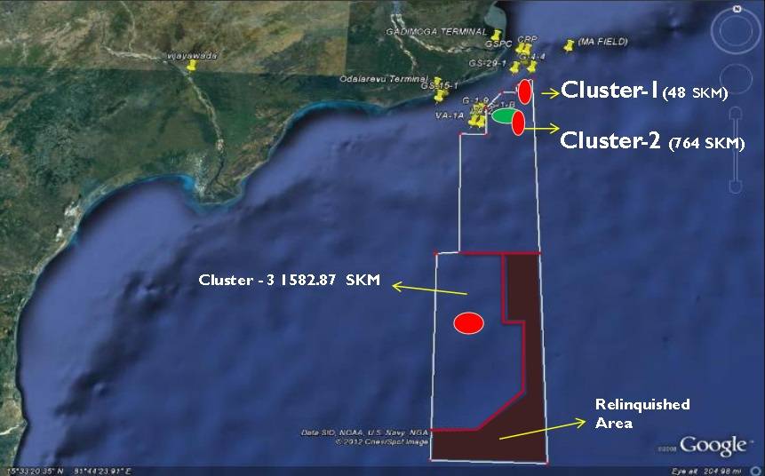 Mapa de localização do bloco KG-DWN-98/2 (Imagem: Departamento de Comércio do Reino Unido)