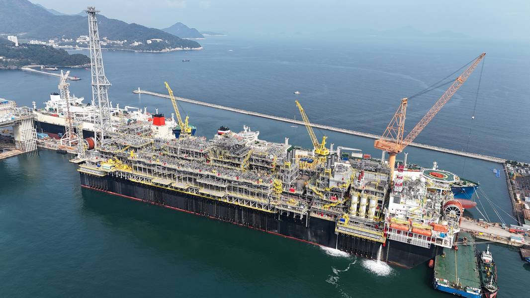 The P-79 FPSO (Προσφορά: Ricardo Cerbino Salles / Πρακτορείο Ειδήσεων Petrobras)
