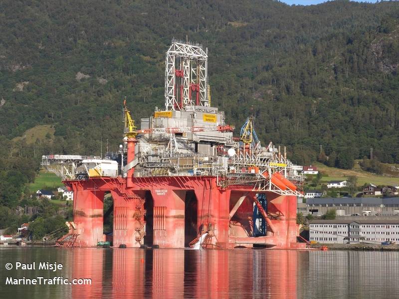 Transocean Barents – Bildnachweis: Paul Misje/MarineTraffic.com