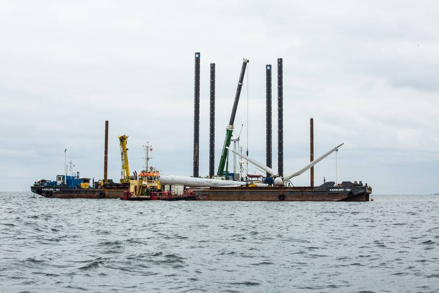 Vindeby, der weltweit erste Offshore-Windpark, wurde 2016 von DONG Energy, dem heutigen Orsted, stillgelegt. (Foto: Orsted)