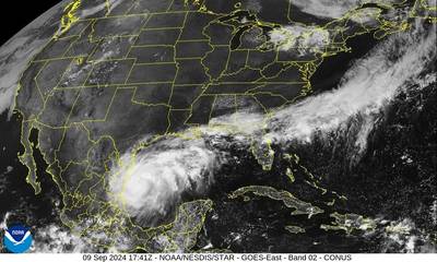 (Foto: Centro Nacional de Furacões da NOAA)