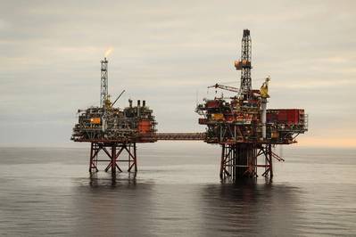 Capitão no Mar do Norte do Reino Unido (Foto: Chevron)