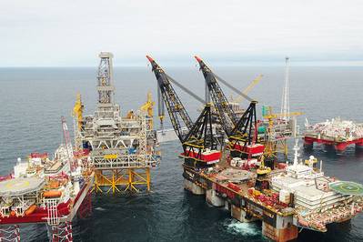 Colussus：北海におけるJohan Sverdrup油田開発（写真：Lundin Petroleum）