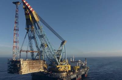 Desmantelamento de pesos pesados: o Saipem 7000 (Foto: Saipem)