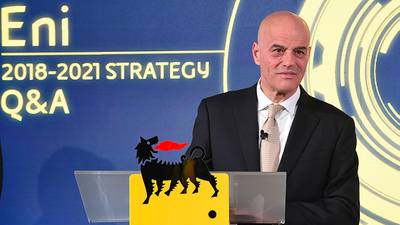 EniのCEO Claudio Descalzi（写真：Eni）