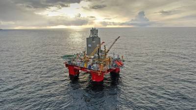 Plataforma semissubmersível Deepsea Yantai (Foto: Odfjell Drilling)