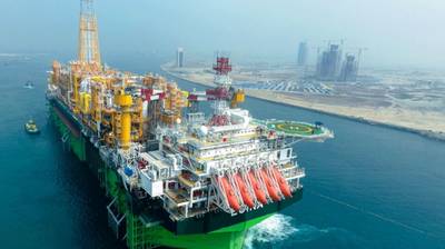 Velocidad al aceite: el Egina FPSO (Foto: Total)