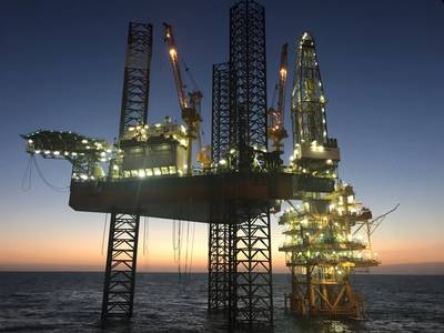 A plataforma no Miztón (Foto: Eni)