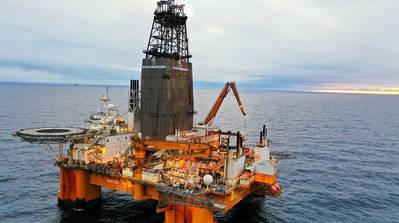 Ημι-υποβρύχια πλατφόρμα Deepsea Atlantic (Πίστωση: Odfjell Drilling)