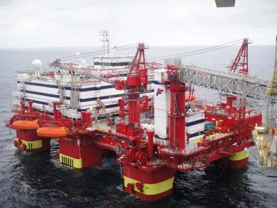تم اختيار Semco Maritime لإعداد منصة Floatel Victory للمسافرين للقيام بمهمة جديدة لشركة Maersk Oil في المملكة المتحدة. الصورة: بإذن من Semco Maritime