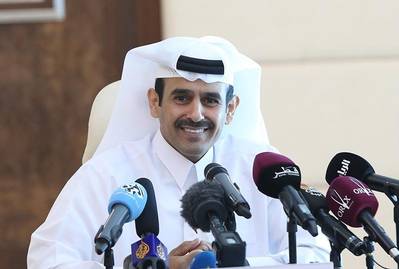 سعد شريدة الكعبي ، وزير الدولة لشؤون الطاقة ، والرئيس والمدير التنفيذي لشركة قطر للبترول (تصوير: قطر للبترول)