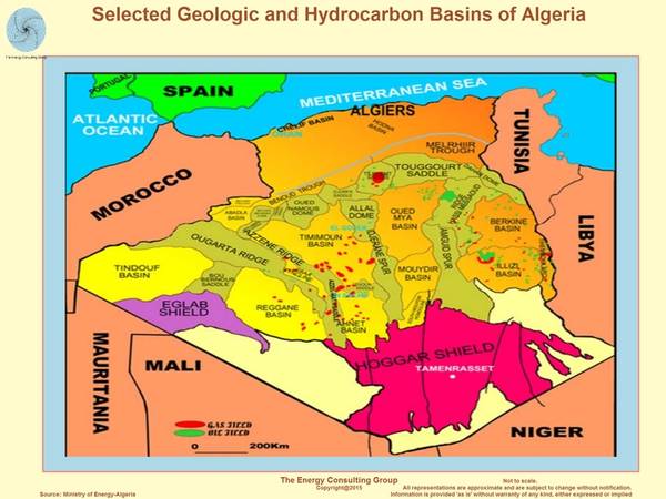 (Imagem: Ministério da Energia da Argélia)