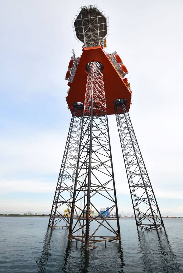 Borr Drilling的新型自升式钻井平台Hermod（照片：吉宝O＆M）