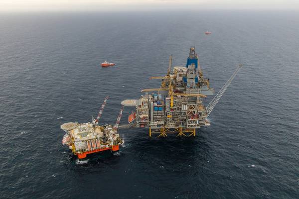 Das Schicksal der Nordsee: Ein Bohrgerät bei Equinor's Mariner in der Nordsee (Foto: Jamie Baikie, Equinor)