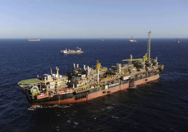 FPSO P-58, um dos principais produtores do Brasil (Foto: Petrobras)