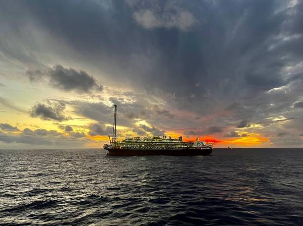 Um FPSO no campo de Búzios offshore no Brasil - Crédito: Petrobras (imagem de arquivo)