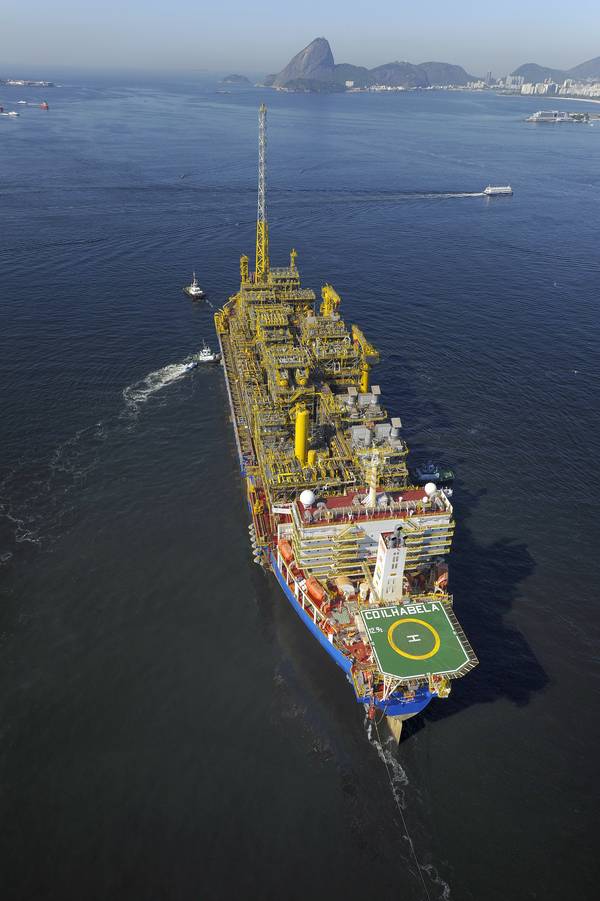 Flutuante: FPSO Cidade de Ilhabela (Foto: Steferson Faria, SBM Offshore)