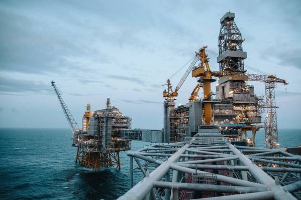 Ο Johan Sverdrup αναμένεται να παράγει λιγότερα από 1 kg CO2 ανά βαρέλι. Ο παγκόσμιος μέσος όρος εκτιμάται σε 18 κιλά. (Φωτογραφία: Ole Jørgen Bratland / Equinor)