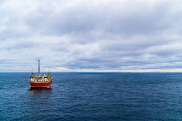 Plataforma Goliat no Mar de Barents Crédito: Vår Energi (imagem de arquivo)