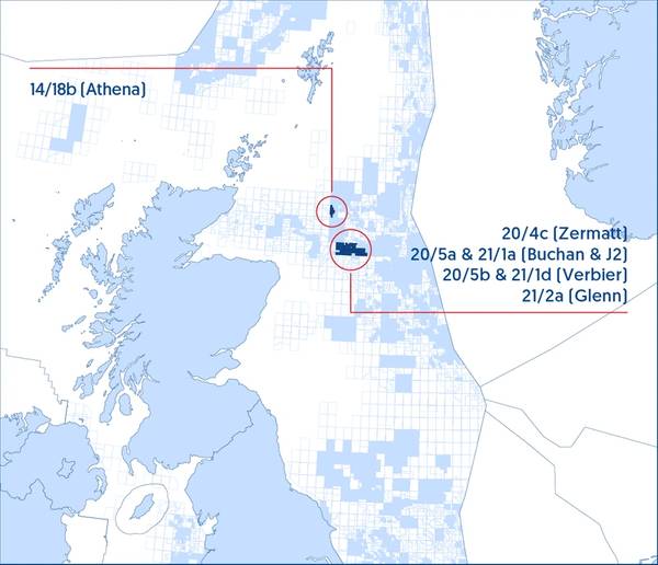Visão geral do mapa de licença de Jersey Oil and Gas - Mapa por Jersey Oil and Gas