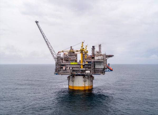 O mastro de gás do Mar da Noruega, Aasta Hansteen (Foto: Equinor / NPD)