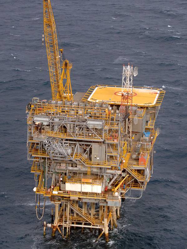 La plataforma Barracouta en el estrecho de Bass (Foto: ExxonMobil)