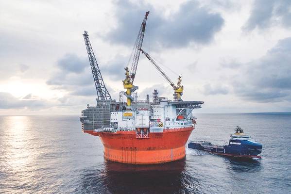 Το πετρελαϊκό πεδίο Goliat παράγει σχεδόν τέσσερα χρόνια. (Φωτογραφία: Vår Energi)