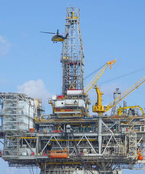 Datei Foto: BP Mad Dog Plattform im Golf von Mexiko (Foto: BP)