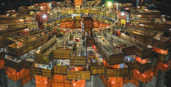 Wartezeit von 50.000 bpd: Der Zementbehälter für das neue Projekt West White Rose (Foto: Husky Energy)
