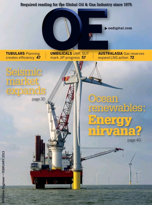 Offshore Engineer Magazine Cover Feb 2013 -