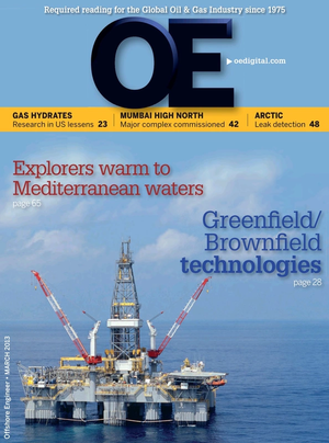 Offshore Engineer Magazine Cover Mar 2013 -