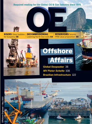 Offshore Engineer Magazine Cover May 2013 -