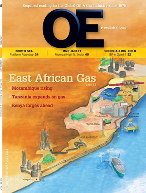 Offshore Engineer Magazine Cover Jul 2013 -