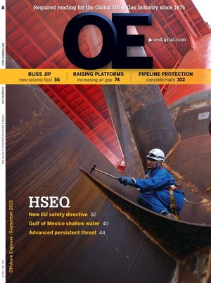 Offshore Engineer Magazine Cover Sep 2013 -