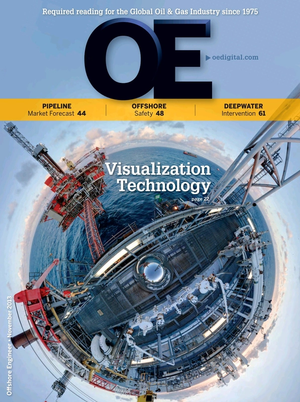 Offshore Engineer Magazine Cover Nov 2013 -