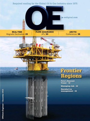 Offshore Engineer Magazine Cover Dec 2013 -