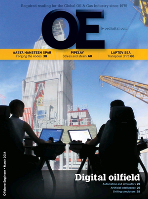 Offshore Engineer Magazine Cover Mar 2014 -