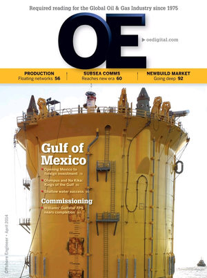 Offshore Engineer Magazine Cover Apr 2014 -