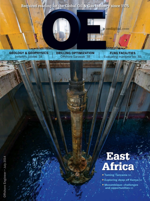 Offshore Engineer Magazine Cover Jul 2014 -