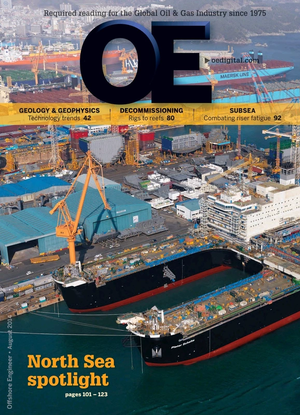 Offshore Engineer Magazine Cover Aug 2014 -