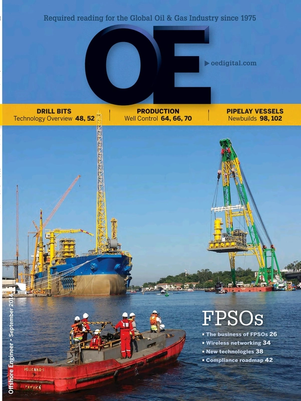 Offshore Engineer Magazine Cover Sep 2014 -