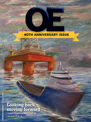 Offshore Engineer Magazine Cover Jan 2015 -
