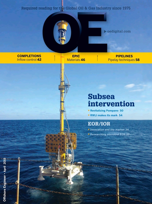 Offshore Engineer Magazine Cover Apr 2015 -