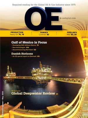 Offshore Engineer Magazine Cover May 2015 -