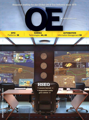 Offshore Engineer Magazine Cover Nov 2015 -