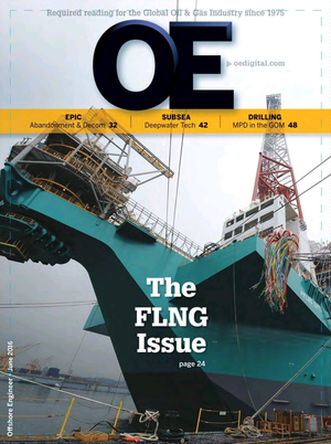 Offshore Engineer Magazine Cover Jun 2016 -