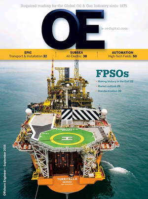 Offshore Engineer Magazine Cover Sep 2016 -