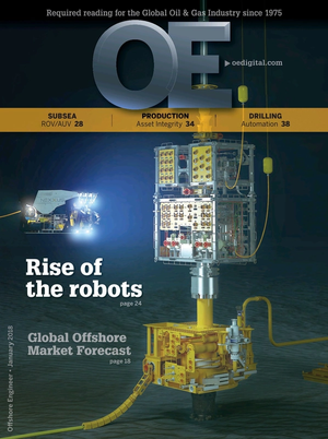 Offshore Engineer Magazine Cover Jan 2018 -